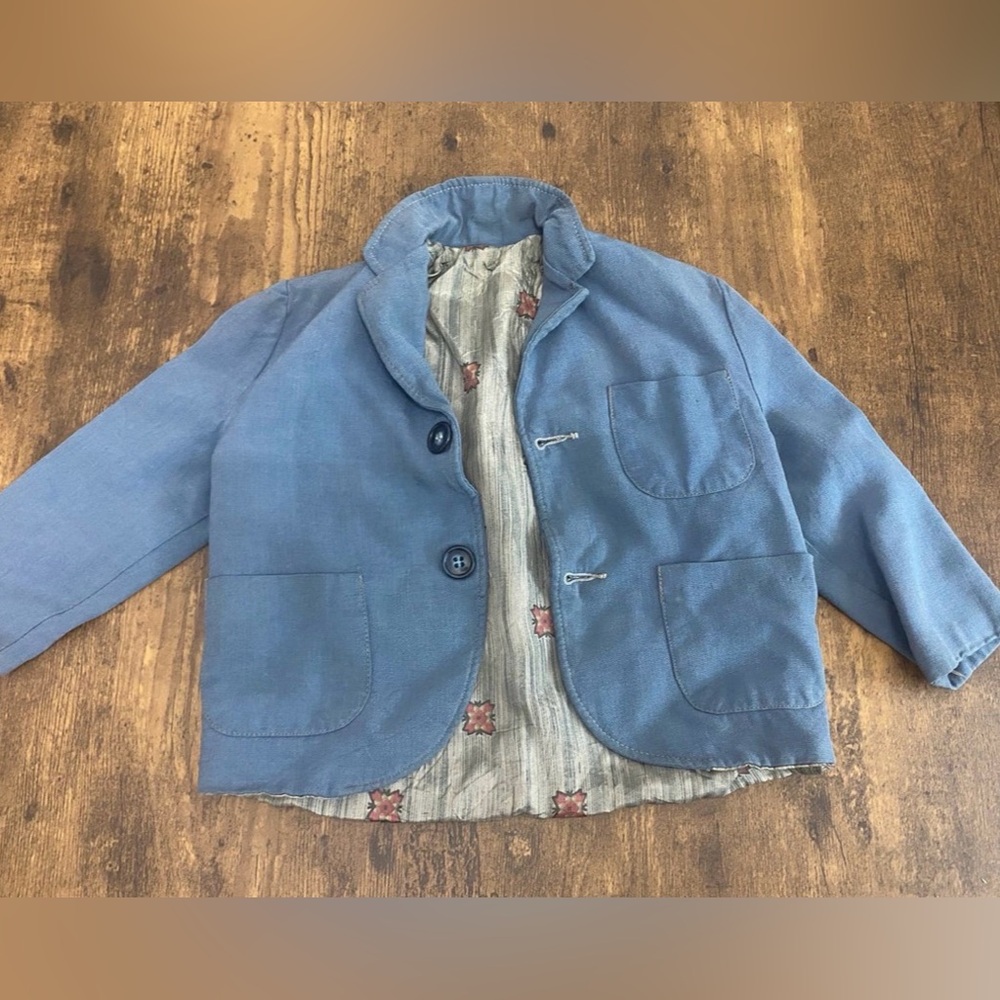 Vintage Little Boy’s Toddler Blazer Jacket